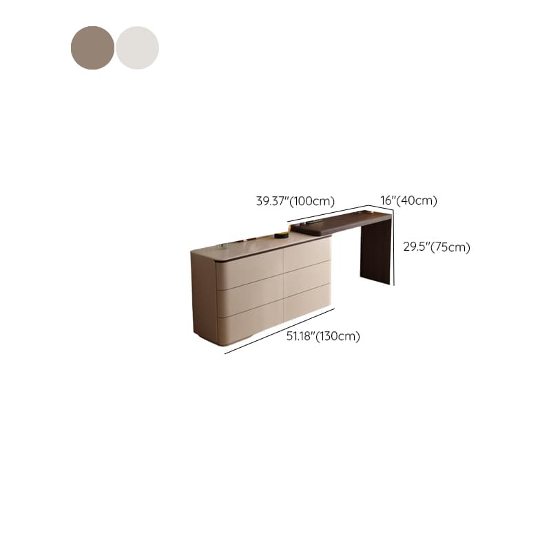 Sleeping Room Makeup Vanity with Scalable Telescopic and Push-Pull Features - image 13