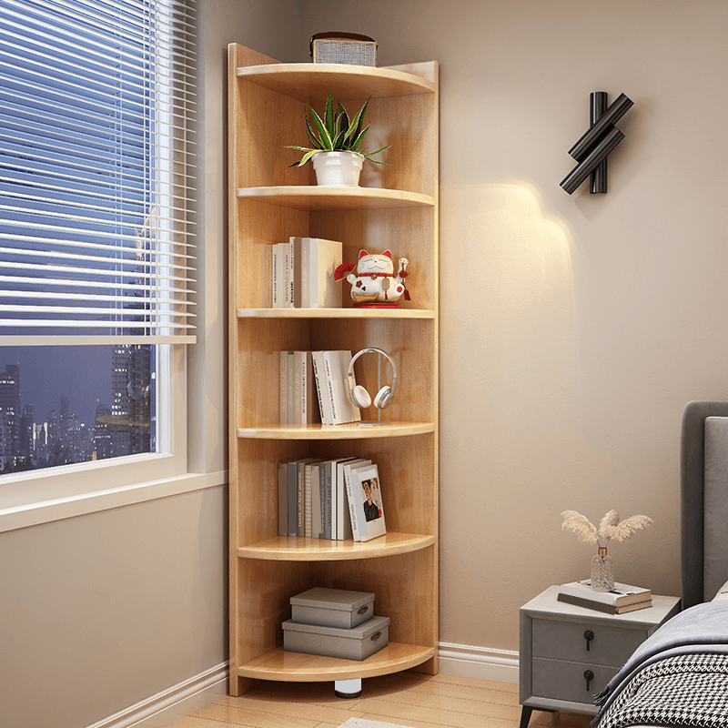 Casual Accent Chest Rubberwood White/Auburn/Gray Corner with 6 Exterior Shelves/4 Exterior Shelves/5 Exterior Shelves - image 8