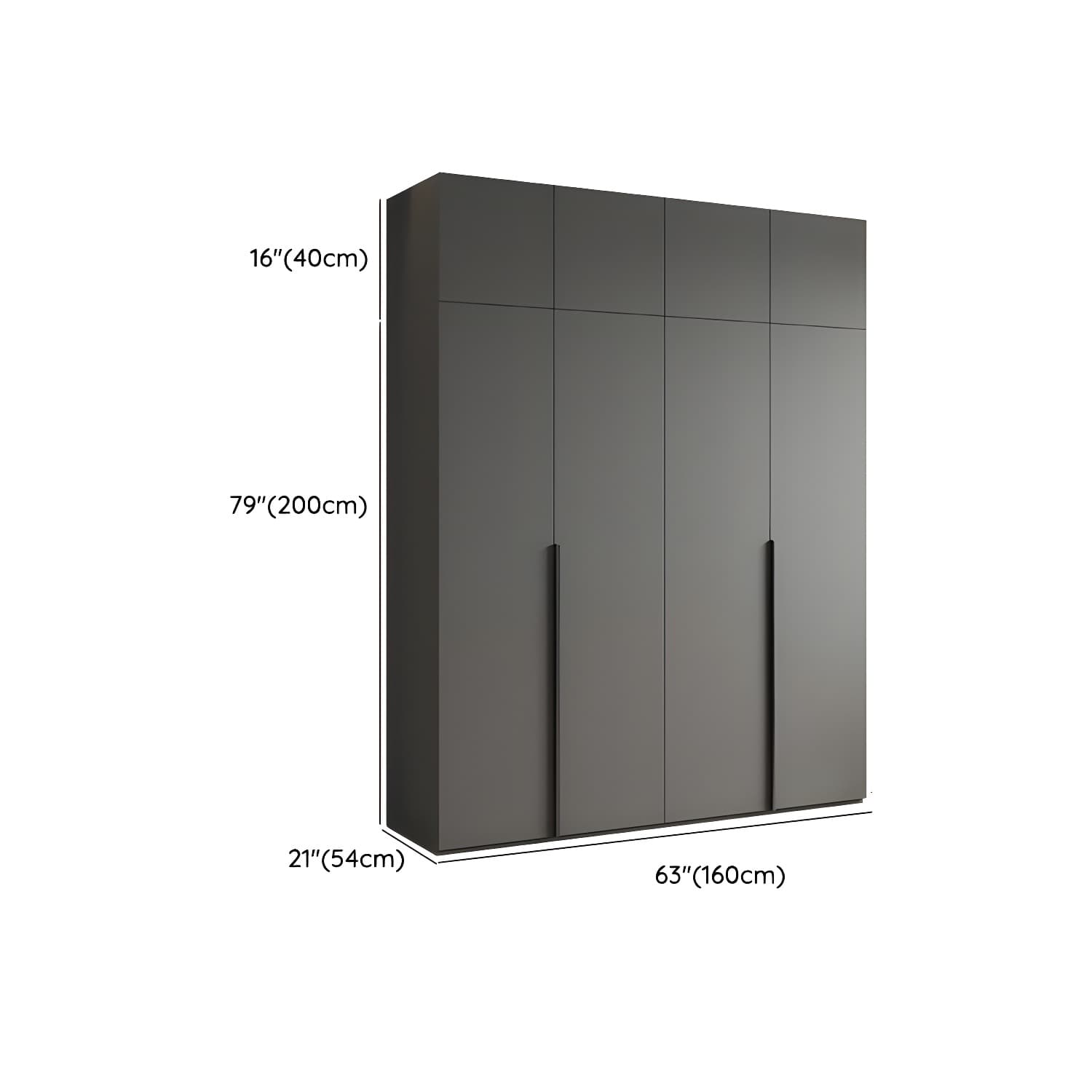 Modern Light Gray Wardrobe Closet Timber Soft Close Drawer Soft Close Door Interior Shelves - image 19