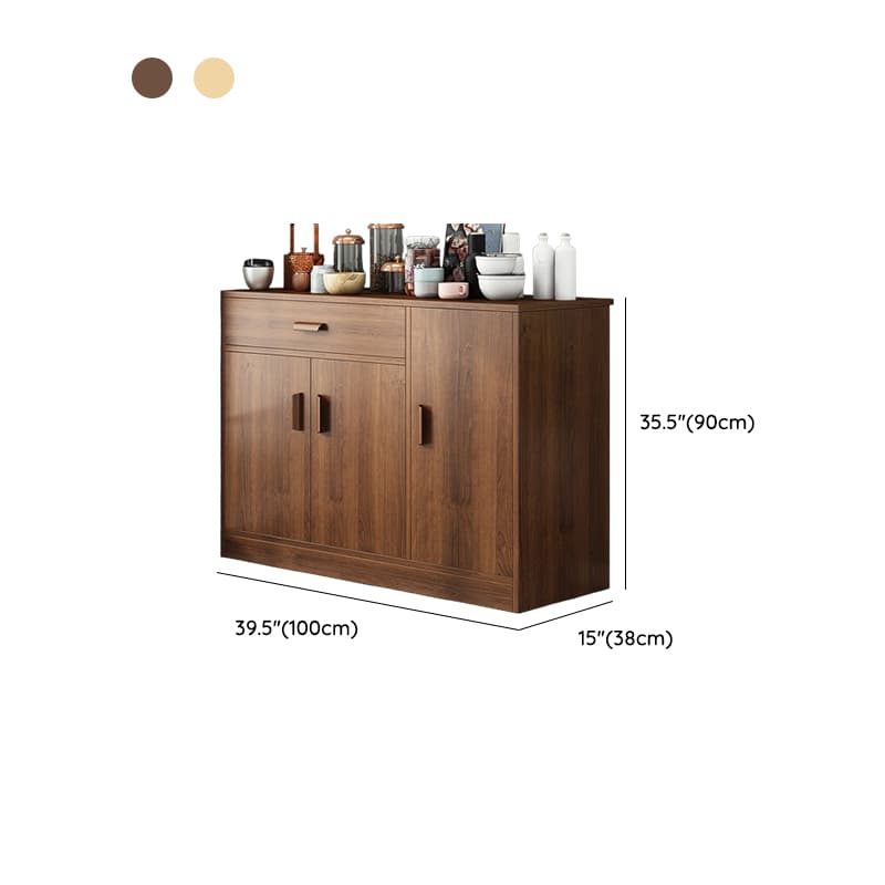 Trendy Narrow Kitchen Cabinet Base with Multiple Drawers and Doors, 2/3 Interior Shelves, Compartment Storage, and Lumber Countertop - image 20