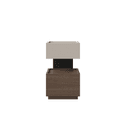 Color Light Gray/Walnut