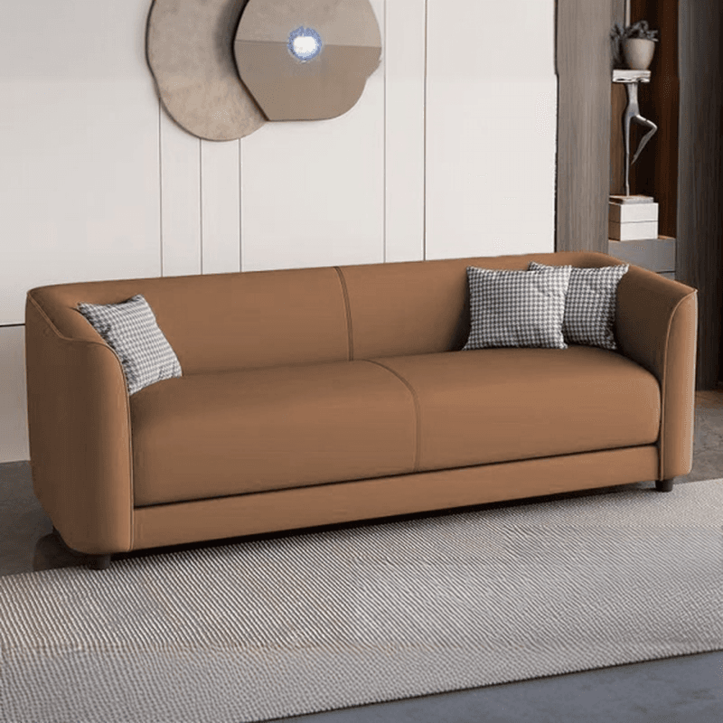 Tear Resistant Sofa Couch/Loveseat in Pu with Grey/Olive Green/Coffee Upholstery