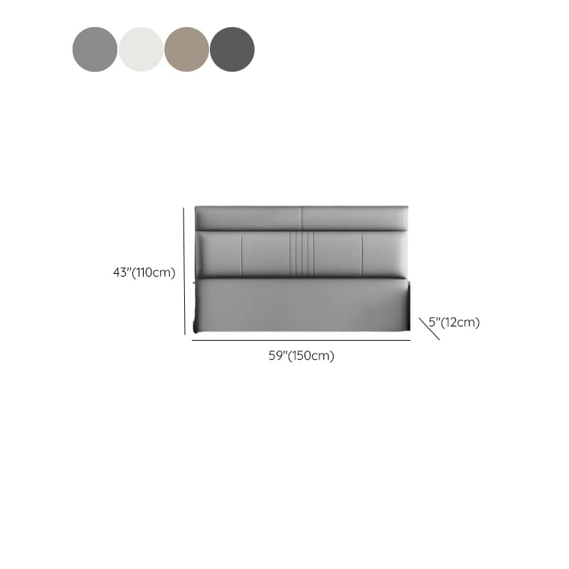 Simplistic Style Panel Headboard in Pine Wood with No Distressing, Rectangular Shape for Twin XL/Queen/Full Bed, Featuring Sponge Upholstery and Standard Height - image 12