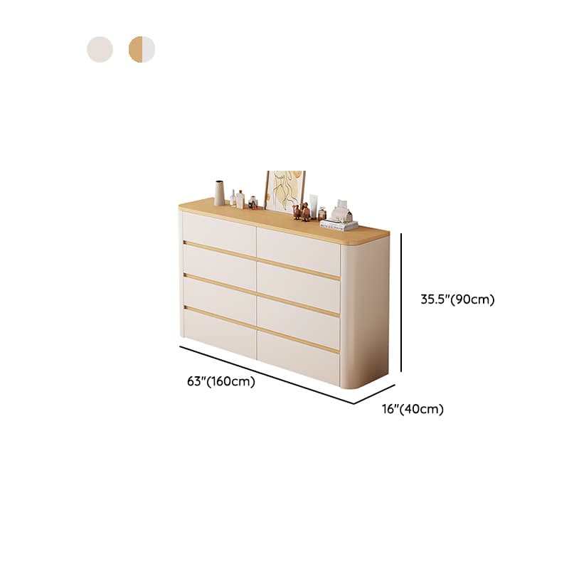 Casual Composite Wood Console Dresser/Bachelor Chest with 8/6/4 Drawers in Horizontal/Vertical Orientation - image 21