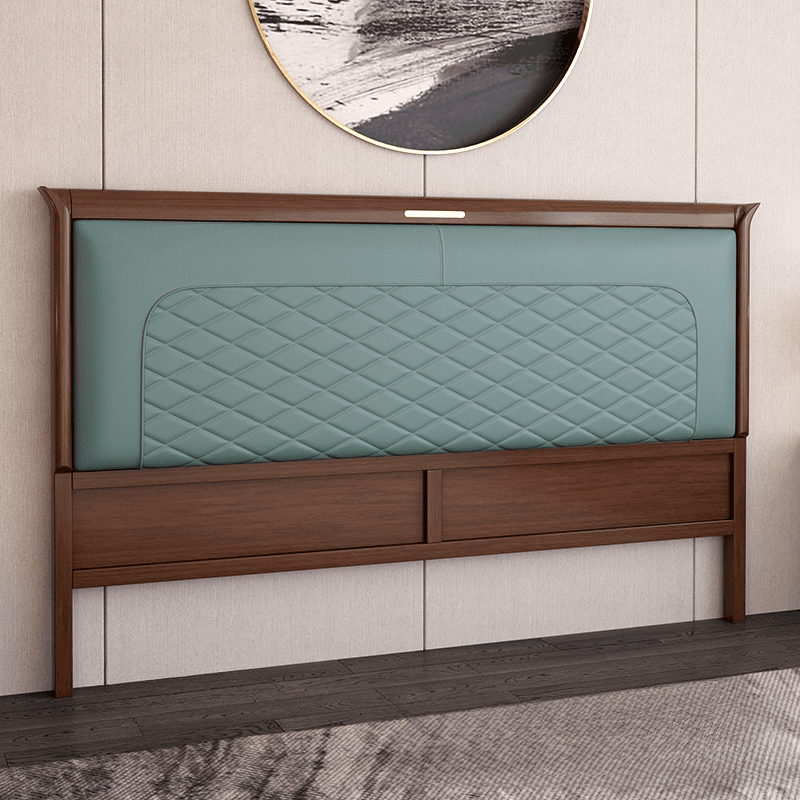 Modish No Distressing Rubberwood Panel Headboard with Rectangle Shape for King/Full/Queen Bed, Featuring Sponge Upholstery Fill and Standard Height - image 3