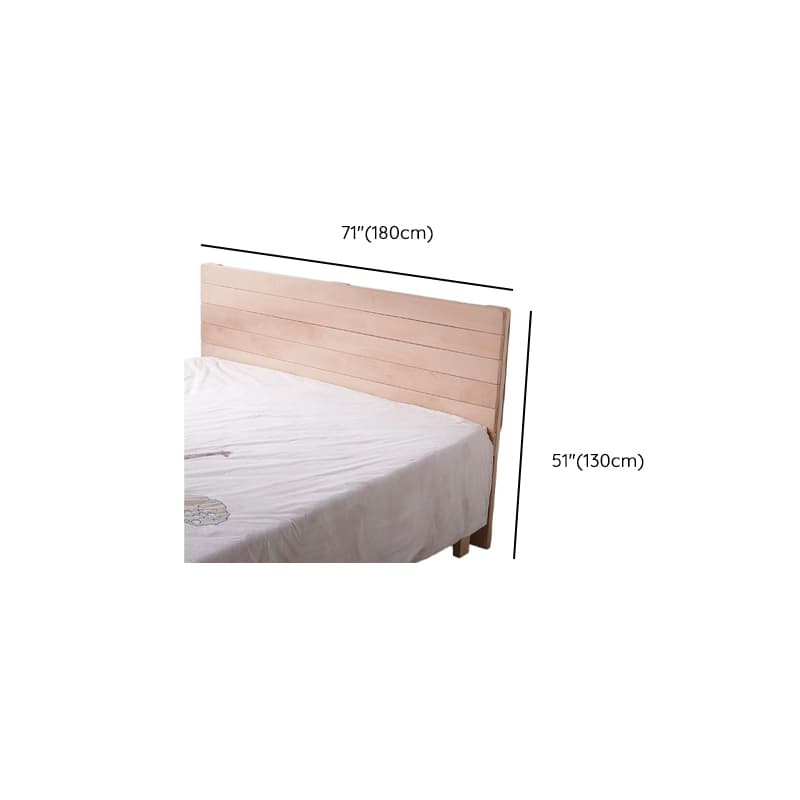 Scandinavian No Distressing Standard（36-55“） King(76"W x 80"L)/Queen(60"W x 80"L)/Full(54"W x 75"L) Beech Wood Panel/Slat Headboard, Solid Wood - image 17