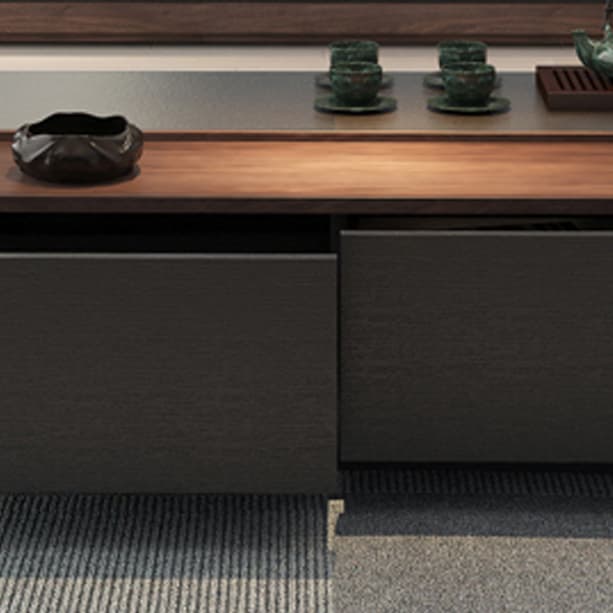 Modern Lift Top Wood Coffee Table with 2 Drawers and Trunk Storage - image 12