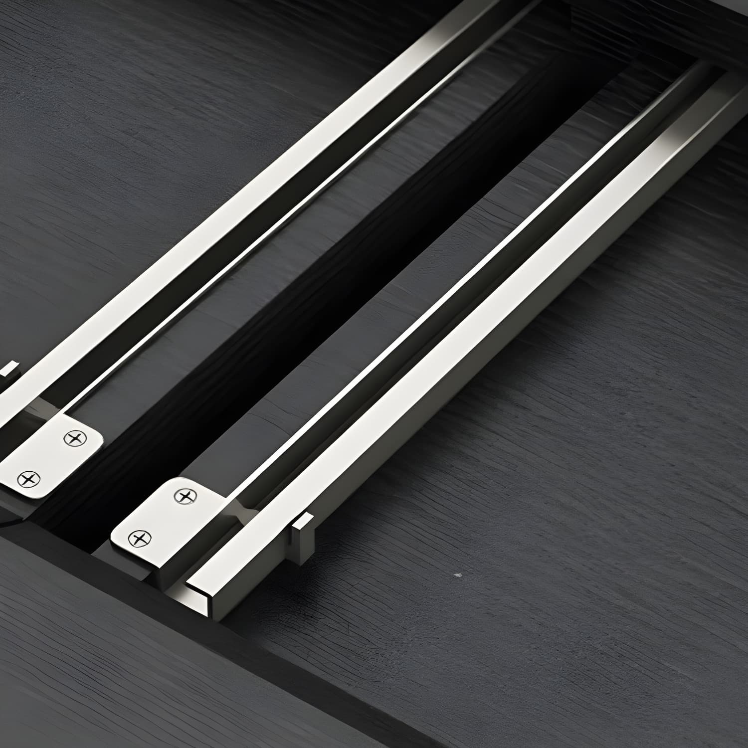 Modern TV Stand with Drawers and Soft Close Glides - Low Height, Wood Material - image 8
