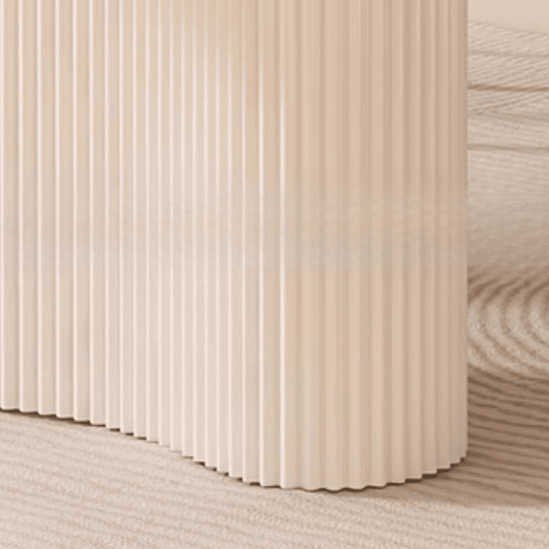 Art Deco Dining Table with Ivory Stone Top, Standard Height, Scratch-shielded, Fixed Table Mechanism - image 8