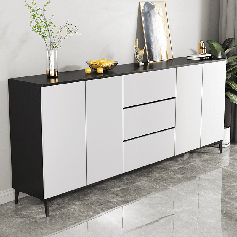 Versatile Sideboard with 2/3 Drawers, Closet Cabinet, Standard/Narrow/Wide Sizes, 3/Two Internal Shelves, Drawer Storage, Manufactured Wood/Stone Countertop, and 4/2/3 Doors - image 9