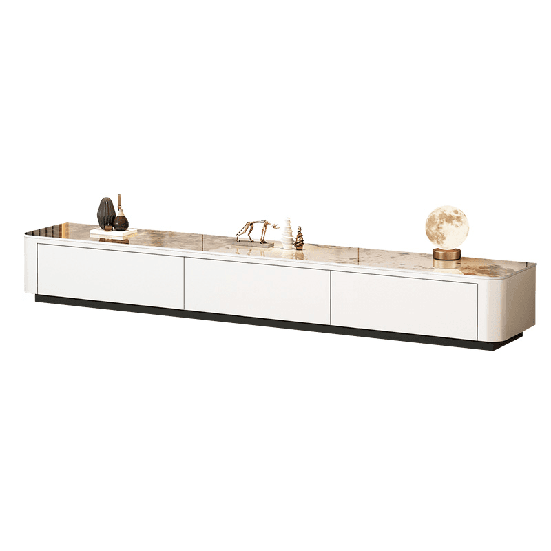 Deco Stone Rectangular TV Stand with Enclosed Storage & 4-Drawer/3 Drawers Parlor - image 6