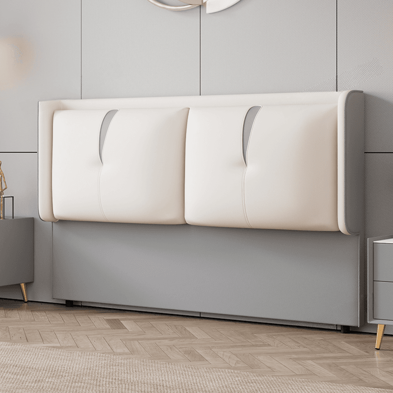 Simplistic Wingback Headboard in Pine Wood with No Distressing, Rectangular Shape for King/Queen/Full Bed, Featuring Sponge Upholstery and Standard Height - image 5