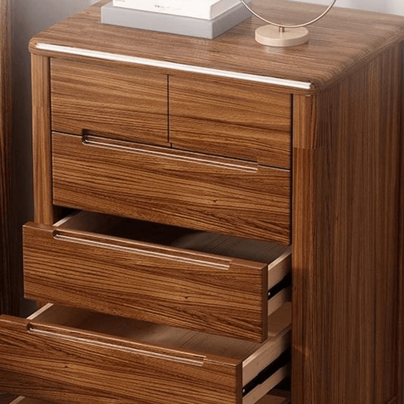 Art Deco Drawer Storage Nightstand with 6 Drawers/5 Drawers/9 Drawers and Lumber Tabletop - image 4