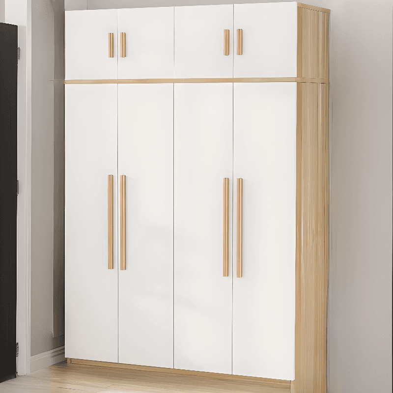 Modern Timber Detached Wardrobe with Soft Close Drawer, Soft Close Door, Interior Shelves & Clothing Rod - image 9