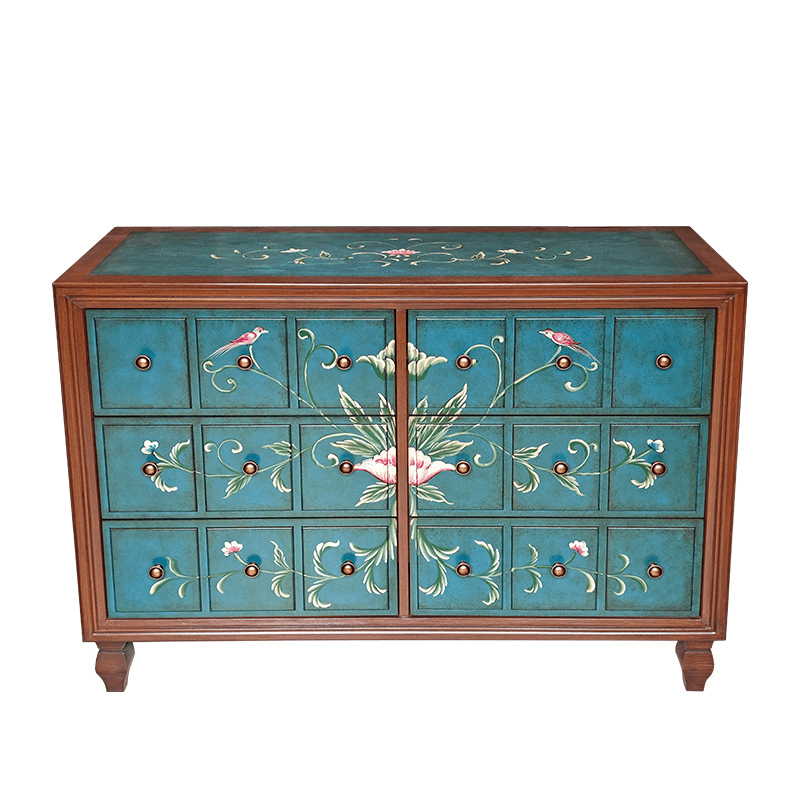 Modern Simple Style Timber Double Dresser/Semainier/Bachelor Chest with 6 Drawers/5 Drawers/3 Drawers Horizontal/Vertical - image 5