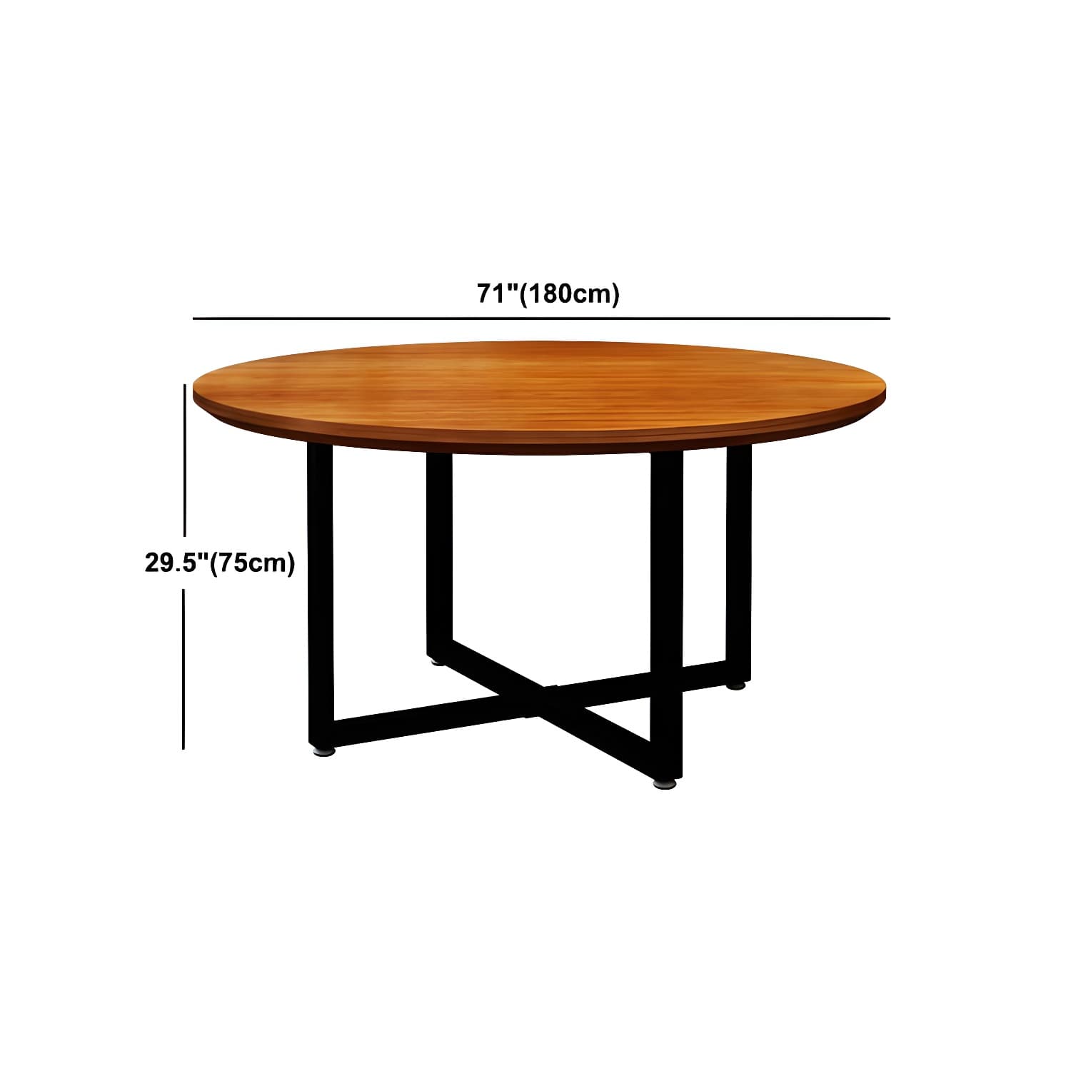 Simple Style Dining Table Solid Wood Round Dinette Table for Home Kitchen - image 27