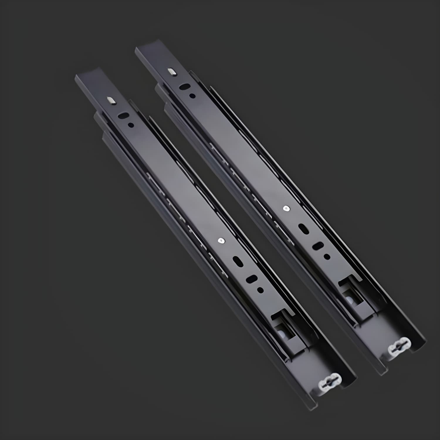 Modern Wall-mounted TV Media Stand Slate Top Wood Frame with Storage - image 10
