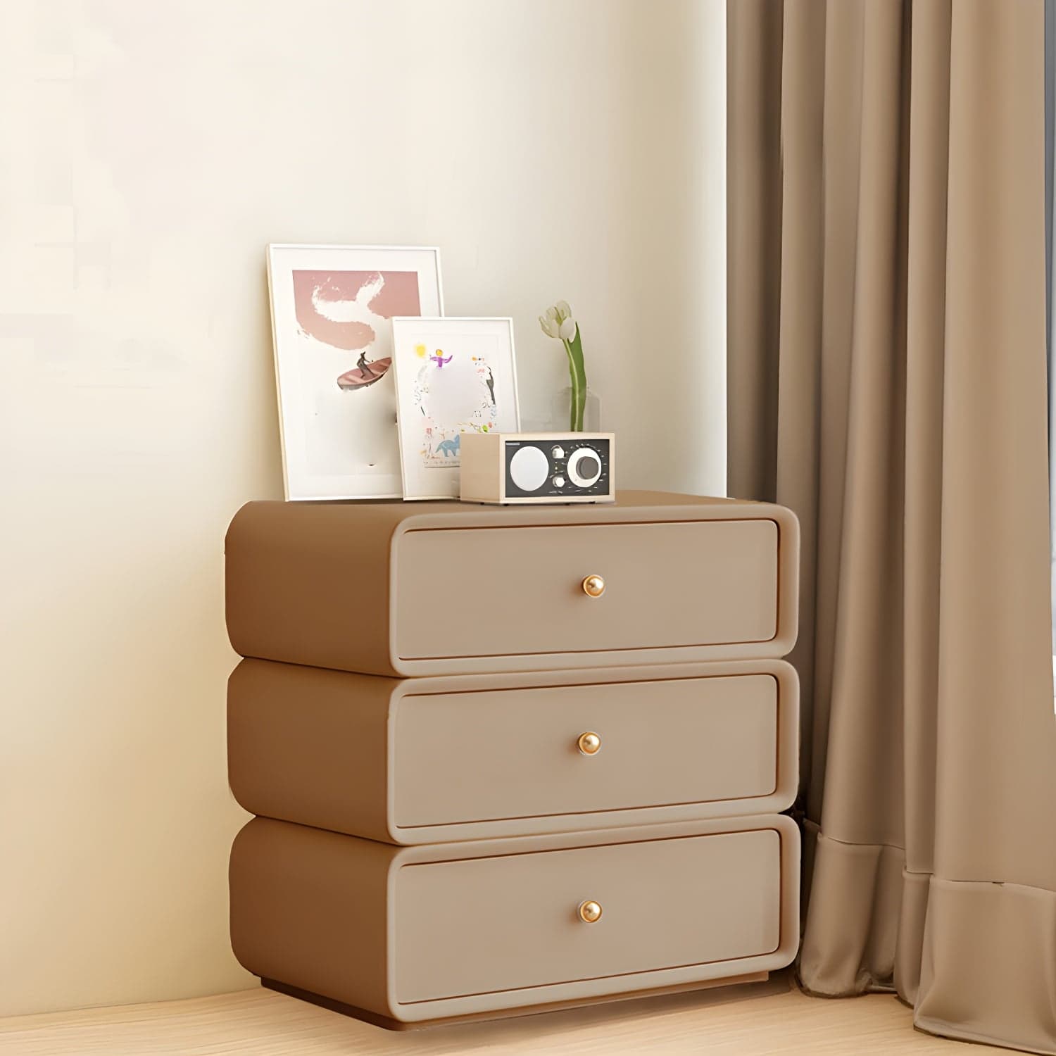 Modern Light Wood Dressers with Solid Wood Construction and Soft-Close Drawers - image 5