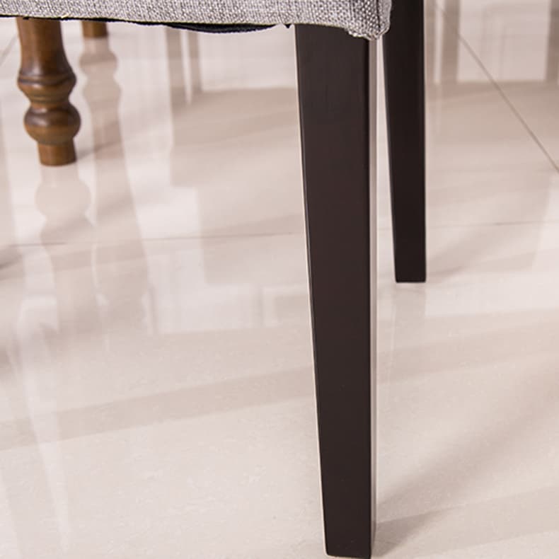 Framed Stable Parsons Side Chair with 4 Legs and Foot Pads in an Old School Style, Tufted Back Included/Not Included - image 15