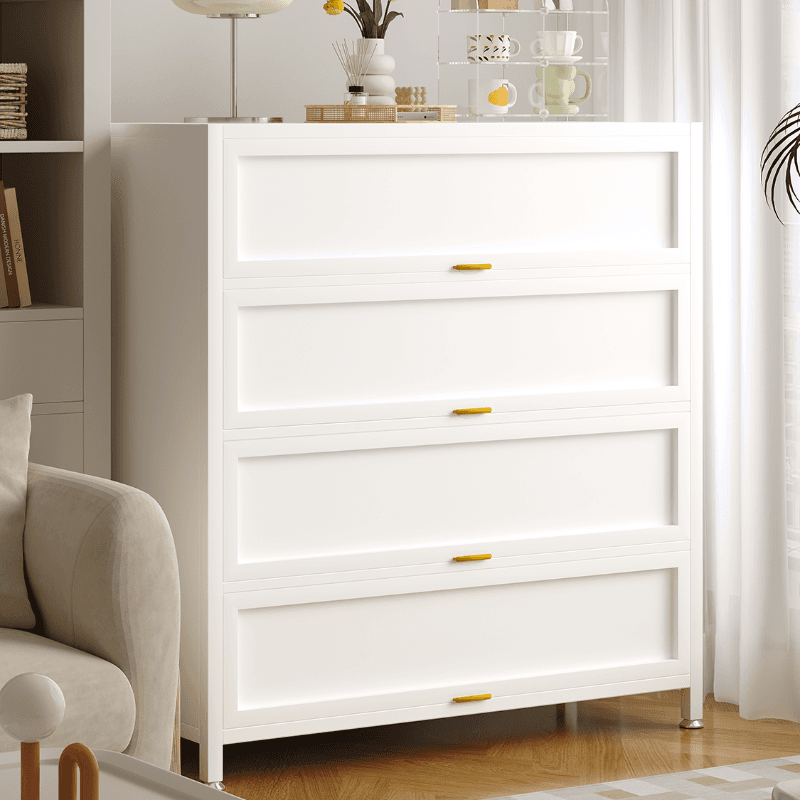Casual Iron Desk Combo Dresser with Multiple Cabinets and Interior Shelves Options - image 6