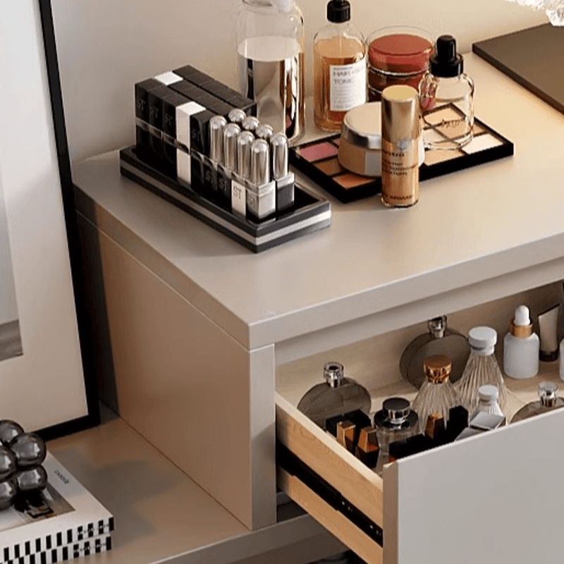 Multi-Purpose Vanity Set with LED Lighting, Scalable, Push-Pull, Adjustable Touch, and Adjustable Brightness - image 9