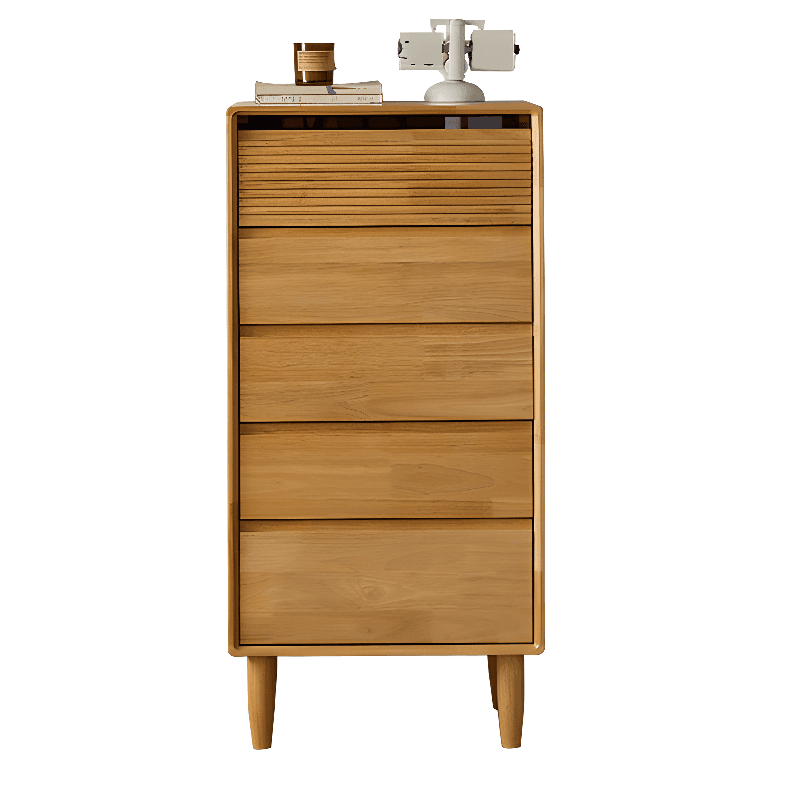 Minimalist Cube Double Dresser in Natural Wood - image 16