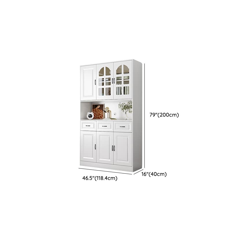 Wood Contemporary Storage Cabinet Buffet Sideboard with Drawers for Home Use - image 16