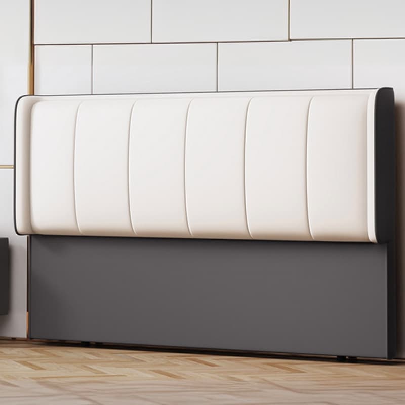 Modish Style Panel Headboard in Timber with No Distressing, Rectangle Shape for Full/Queen/Twin XL Bed, Featuring Sponge Upholstery and Standard Height - image 6