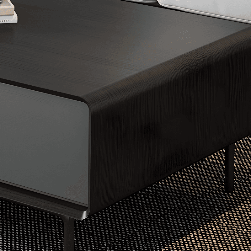 Parallelogram Plywood Board Game Coffee Table for Indoor Use - image 14