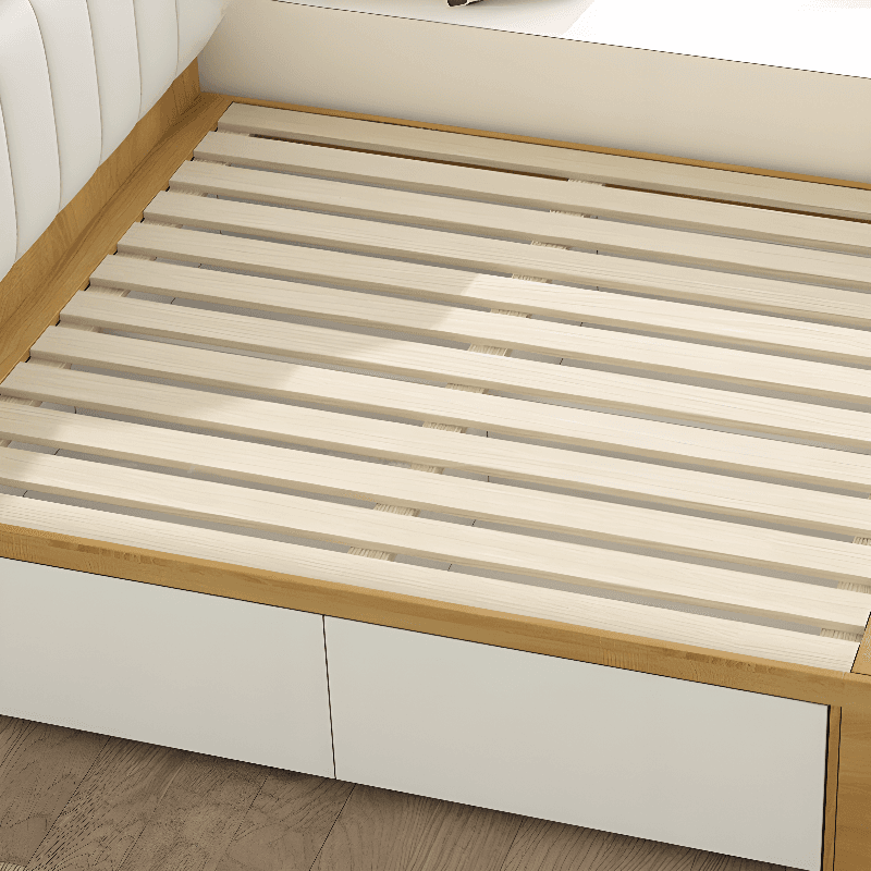 Natural Color Solid Color Storage Included with 2 Drawers for Bedroom - image 3