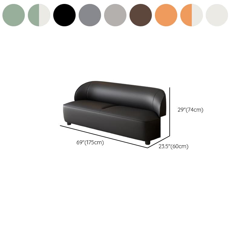 Modish Solid Color Scratch-durable Standard Sofa in Rose/Light Green/Tangerine Color for 2/4 Person/for 3 - image 23