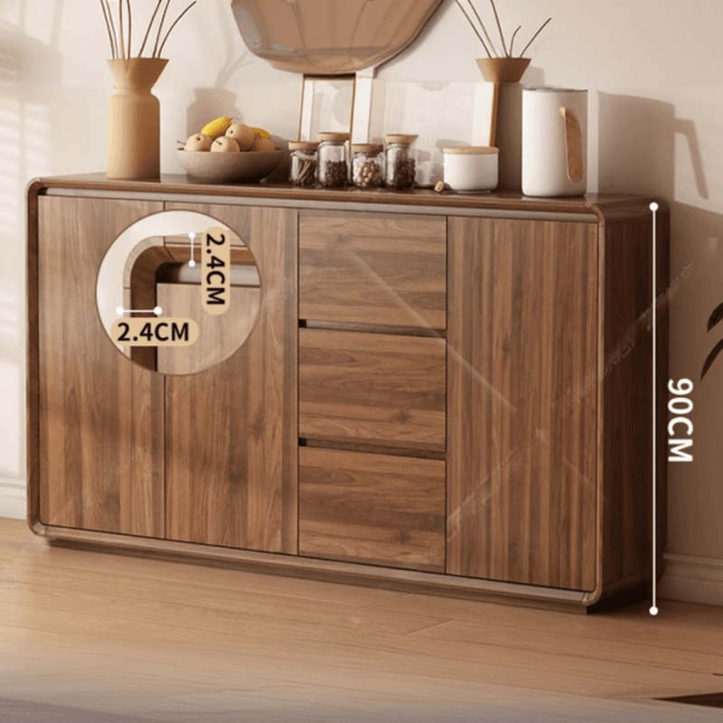Casual Cocoa Standard/Narrow Sideboard with 3 Drawers/3 Shelves/2 Doors/3 Doors - image 9