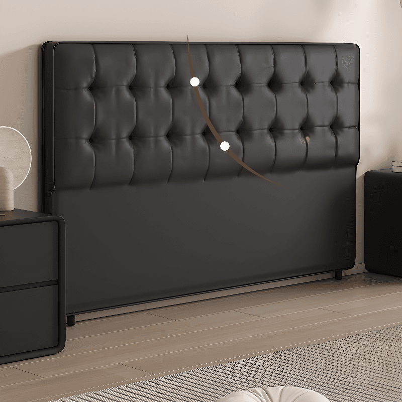 Minimalist Free-standing Standard Full(54"W x 75"L) Wood/ Upholstery Panel No Distressing With Legs and Stitch-tufted - image 9