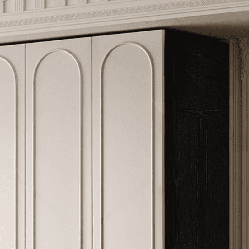 Chalk Casual Wooden Independent Almirah with Soft Close Drawer, Soft Close Door, and Interior Shelves - image 4