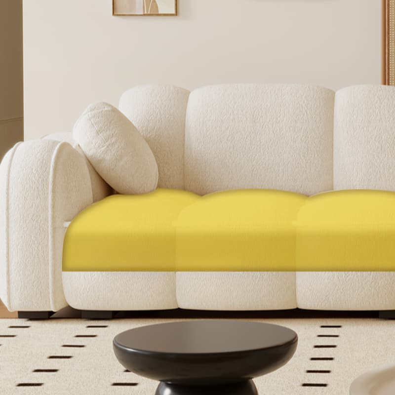 Drawing Room Standard Sofa in Midnight Black/Light Gray/Light Brown with Armrest - image 12