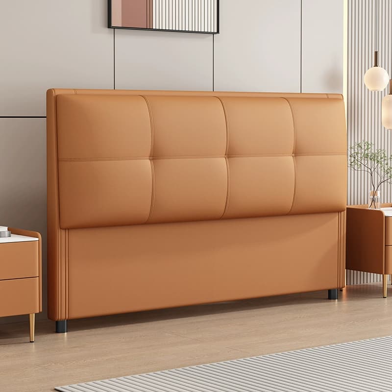 Modish Style Pine Wood Panel Headboard with No Distressing, Rectangle Shape for King/Queen/Full Bed, Featuring Sponge Upholstery Fill and Standard Height - image 6