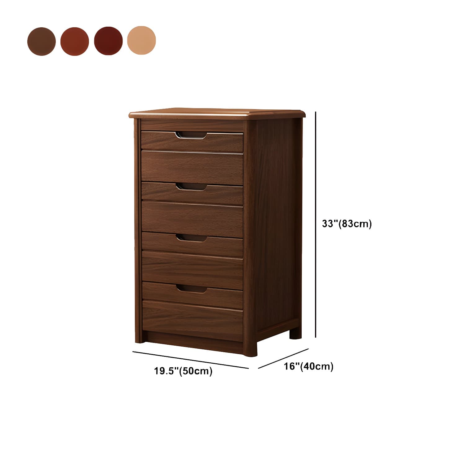Wooden Lingerie Chest Modern Storage Chest with 3 / 4 / 5 Drawers - image 16