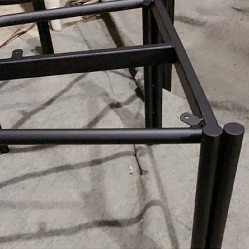 Stackable Upholstered Low-Back Side Chair with Metal Legs and Polyurethane Upholstery - image 16