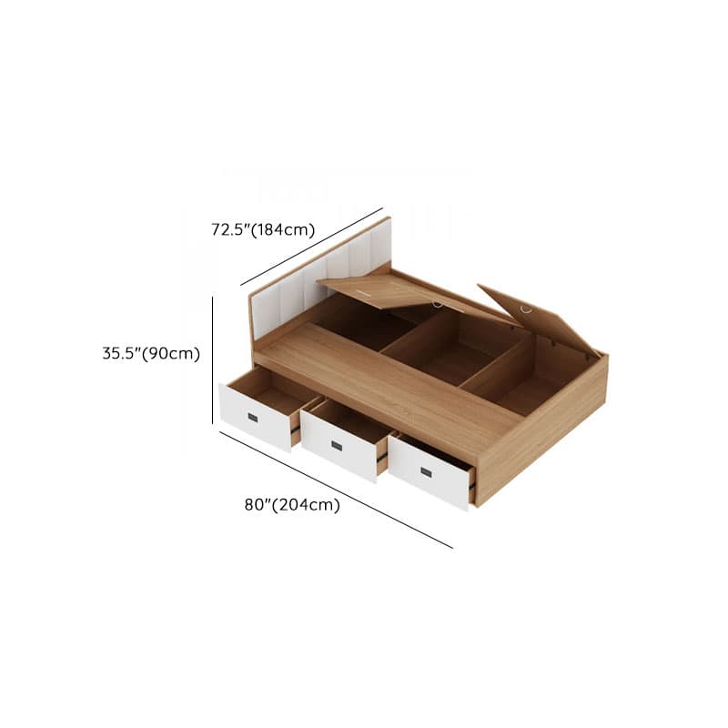 Natural Color Solid Color Storage Included for Bedroom - image 27