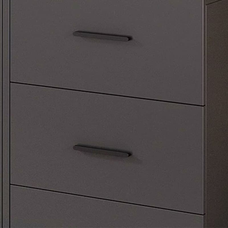 Trendy Charcoal Interior Shelves with Soft Close Drawer and Soft Close Door Timber Cabinet Armoire - image 7