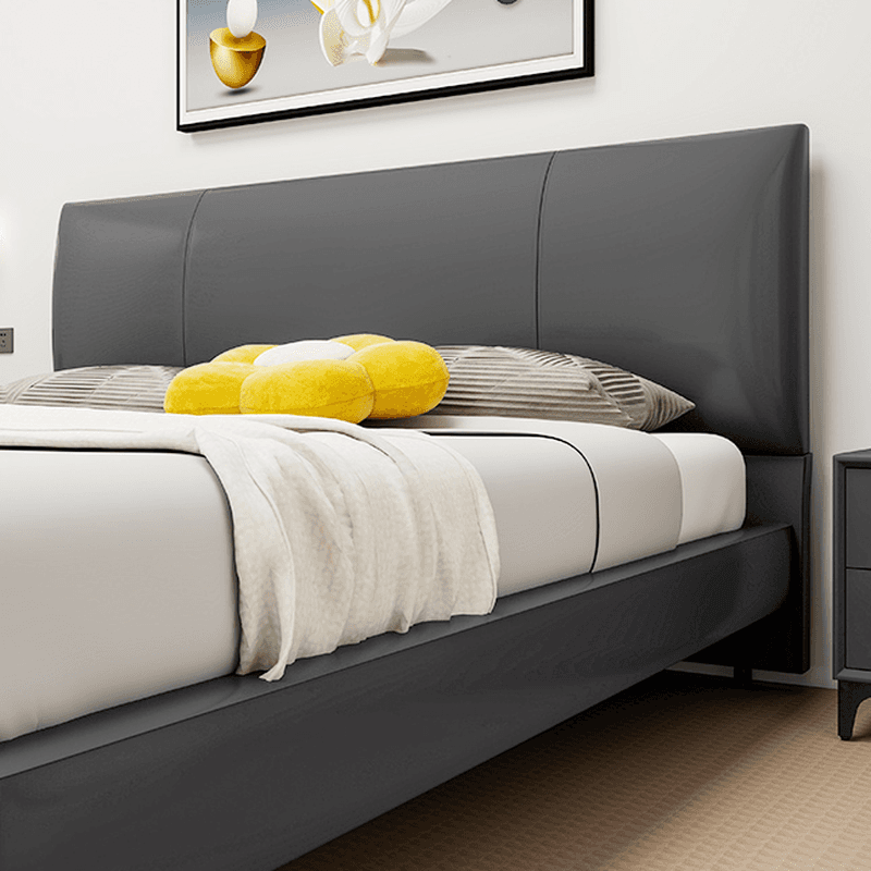 Simplistic Style Panel Headboard in Natural Wood with No Distressing, Rectangular Shape for Queen/Full/Twin XL Bed, Featuring Sponge Upholstery and Standard Height - image 11