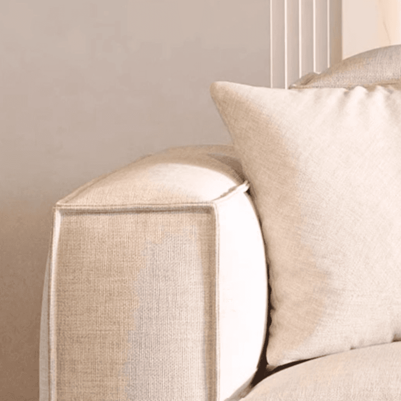 Straight/L-Shape Cotton Upholstered Sofa Couch/Corner Sectional with Horizontal/Left Orientation - image 6