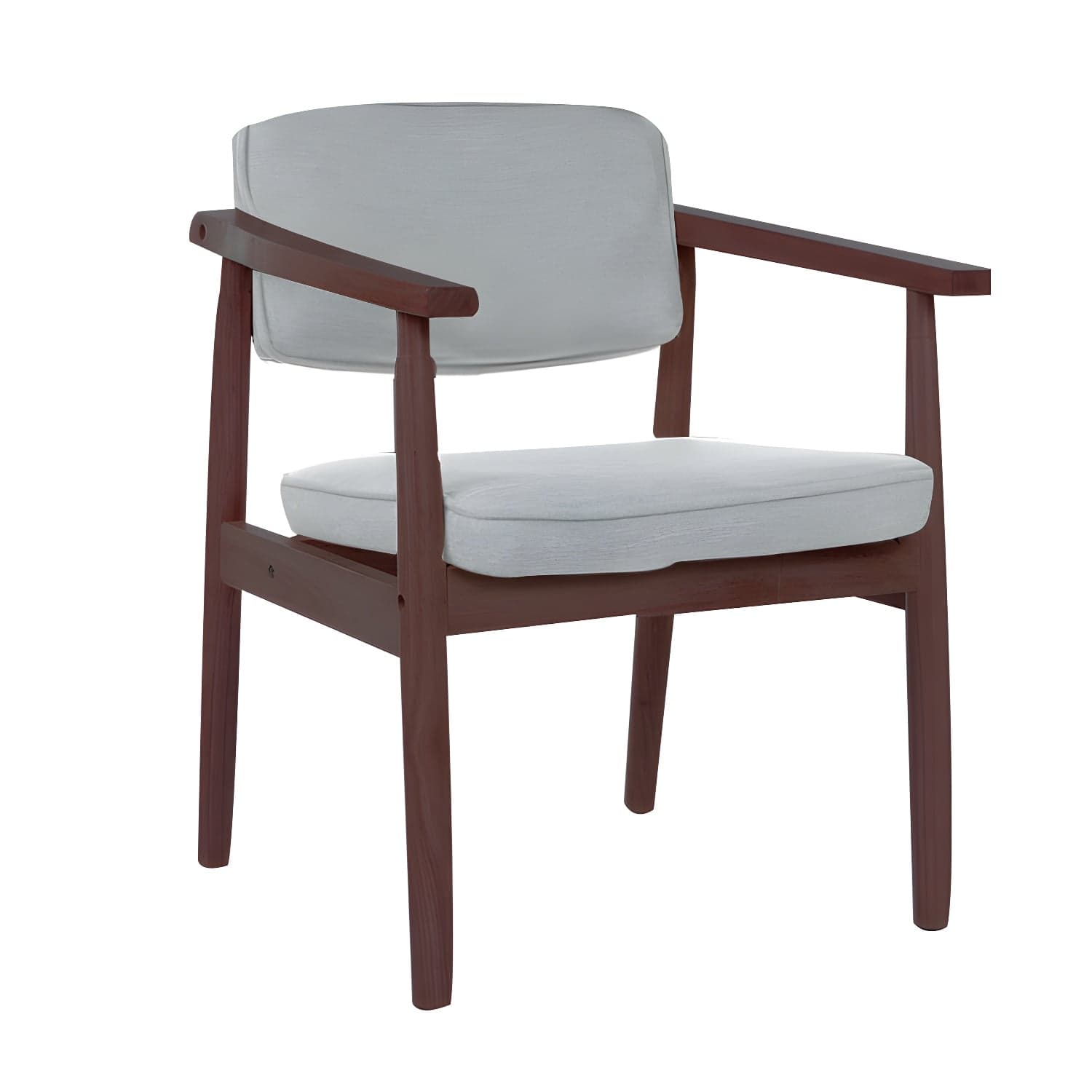 Modern Wood Dining Arm Chair Open Back Single Dining Side Chair for Home Use - image 14