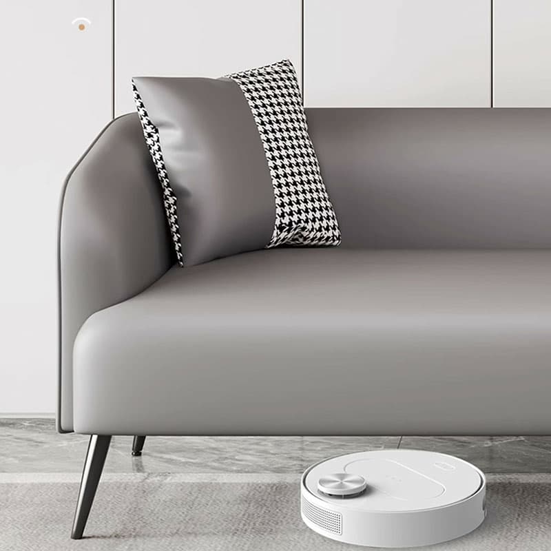 Modern Pine Wood Upholstered Three-Seater Sofa with Foam Seat in Solid Color - image 17