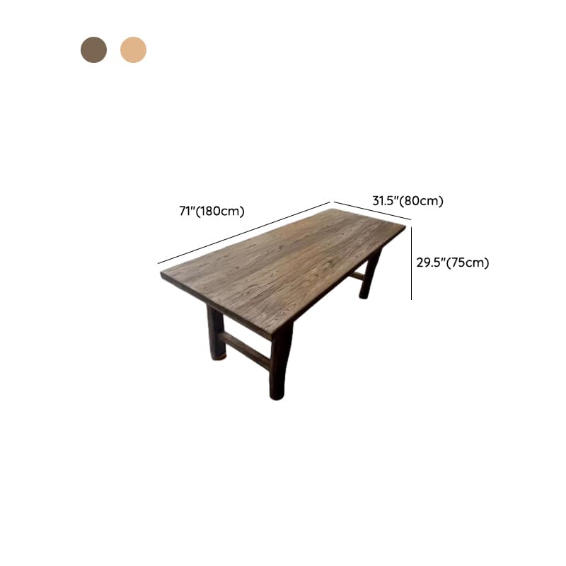 Classic Cocoa Rectangular Timber Dining Table, Standard Height, Fixed Mechanism, Seats 8/4/6 - image 17