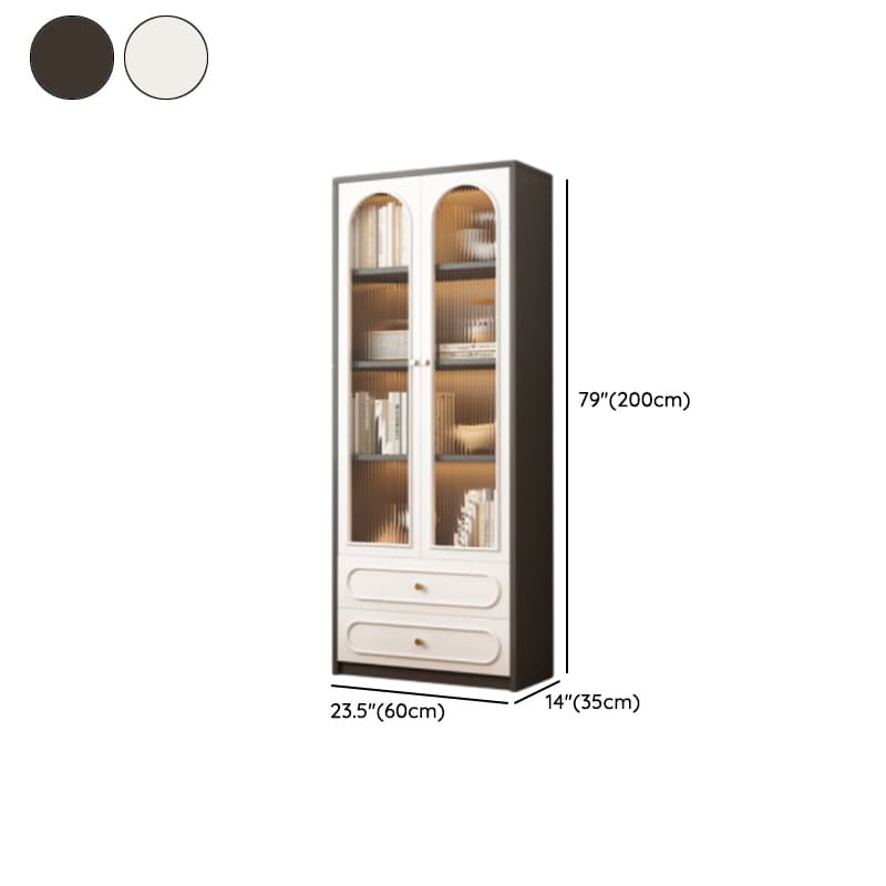 Detached Scratch-immune Accent Cabinet with Glazed Door, Adjustable Shelf, Cabinet Knobs, Soft Close Drawer, and Stain Resistant Finish - image 21