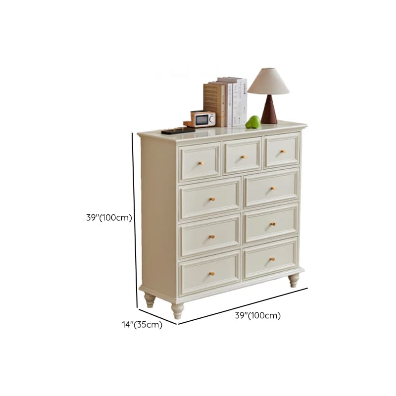 Casual Raw Wood Console Dresser/Semainier with 5/7/9 Drawers in Horizontal/Vertical Orientation - image 14