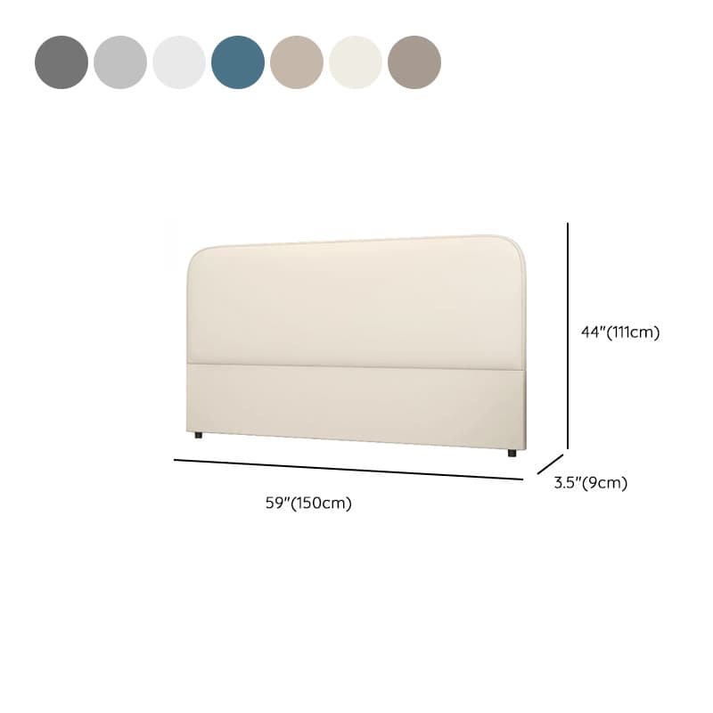 Modish No Distressing Timber Panel Headboard with Arched Shape for King/Queen/Full Bed, Featuring Sponge Fill and Standard Height - image 17