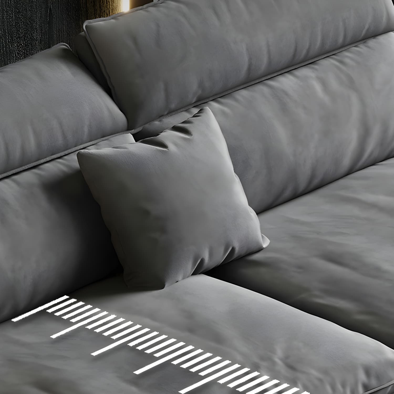 Tech Flannel Upholstered Modular Sectional Sofa in Assorted Colors - image 13