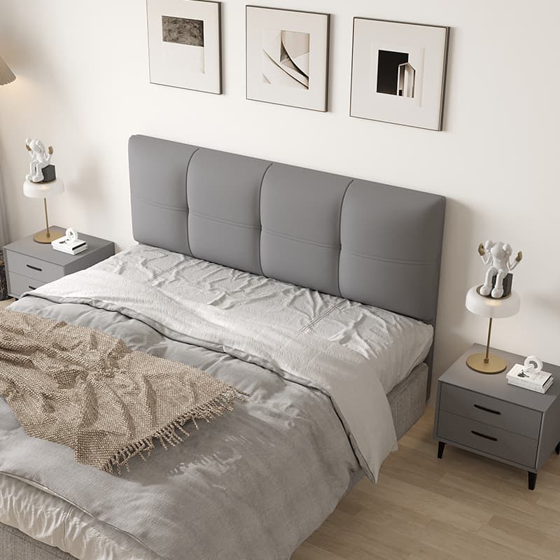 Simplistic Free-standing Standard King(76"W x 80"L)/Queen(60"W x 80"L)/Full(54"W x 75"L) Panel No Distressing With Legs in Wood and Sponge - image 7
